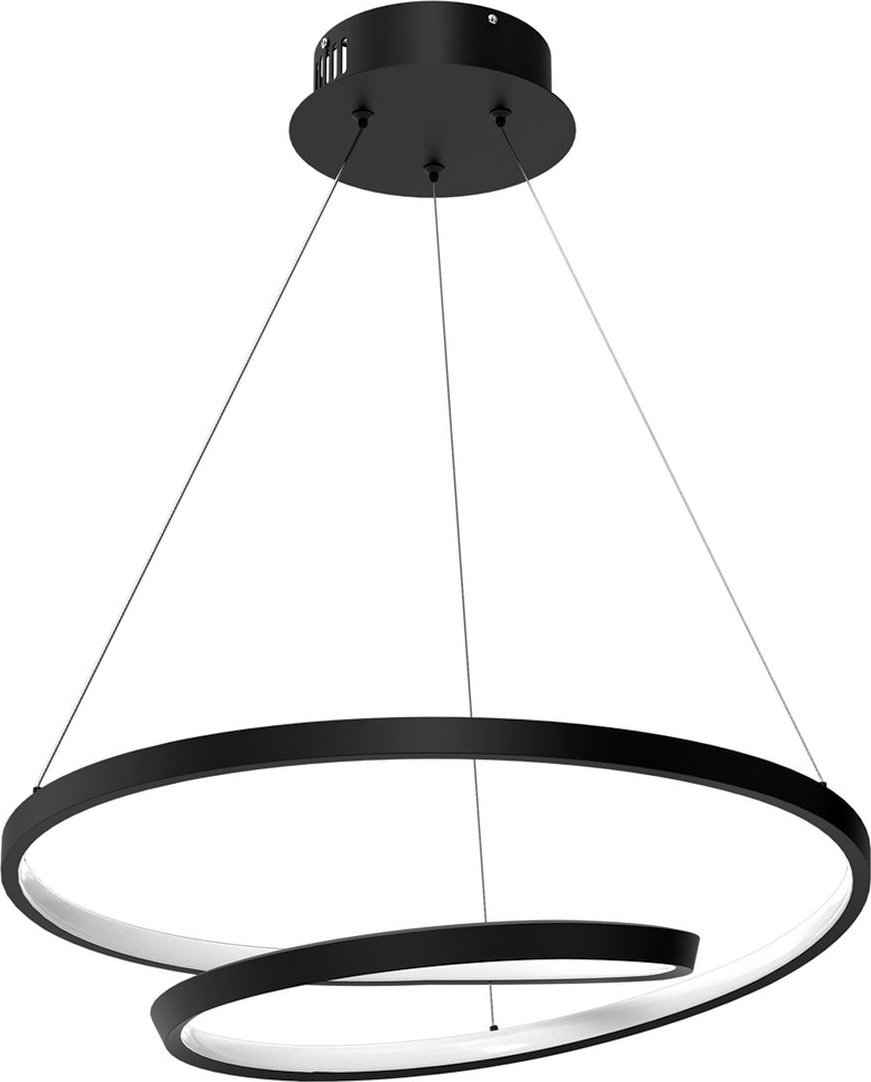 Lampa wisząca Milagro Lampa wisząca LUCERO BLACK 48W LED