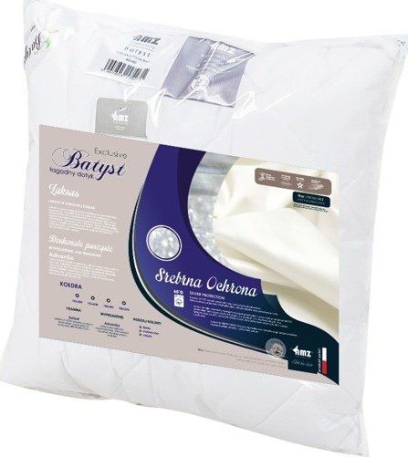 AMZ Poduszka Gładka Exclusive Batyst Bawełna 70x80