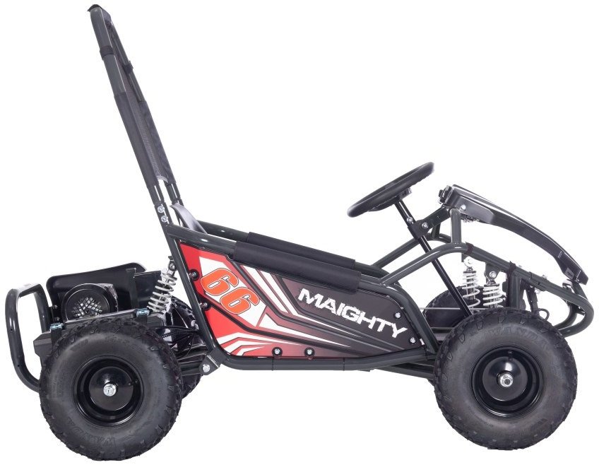 Super-Toys Pojazd Gokart Elektryczny MAIGHTY Czarny