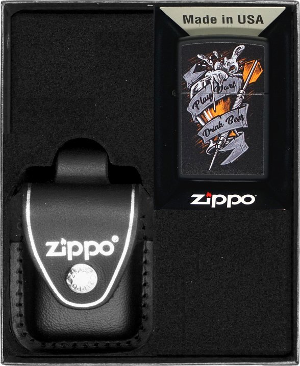 Zestaw ZIPPO Zapalniczka DARTS DESIGN Prezentowy No3