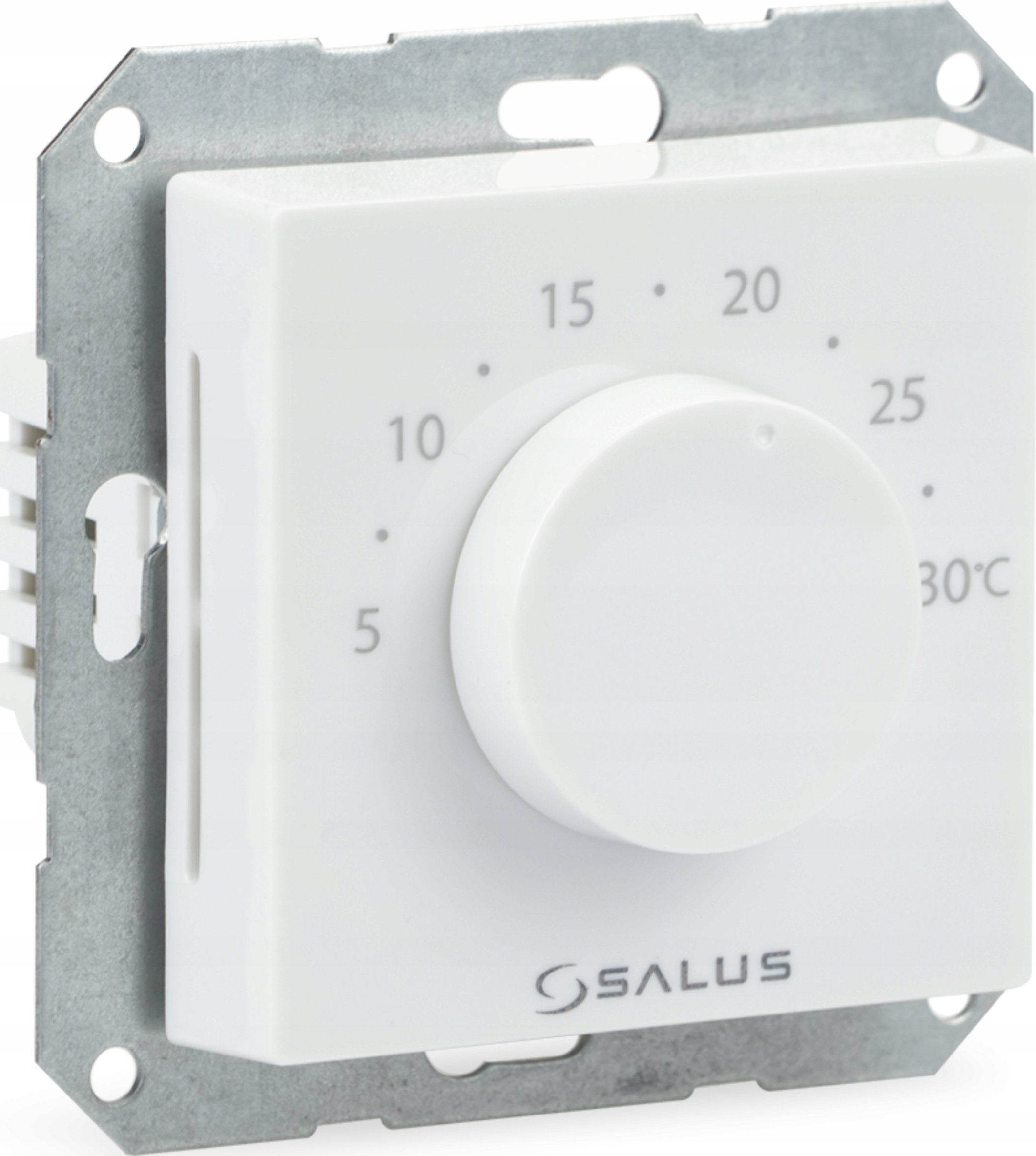 Salus Salus przewodowy, podtynkowy, elektroniczny regulator temperatury - dobowy 230V, biały, montaż do ramki 55x55 BTR230