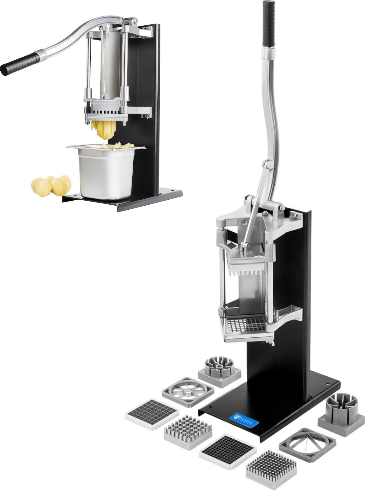 Royal Catering Uniwersalna szatkownica ręczna do warzyw i owoców Royal Catering RCKS-