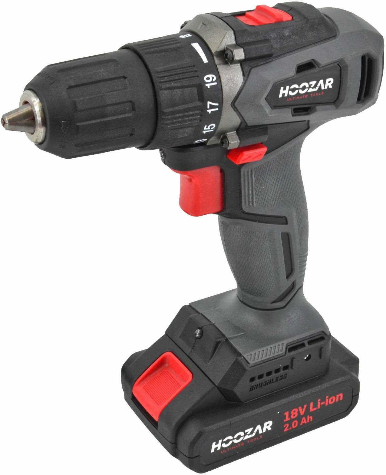 HOOZAR WKRĘTARKA BEZSZCZOTKOWA 18V 1x2.0Ah 45Nm CD45BL-D1