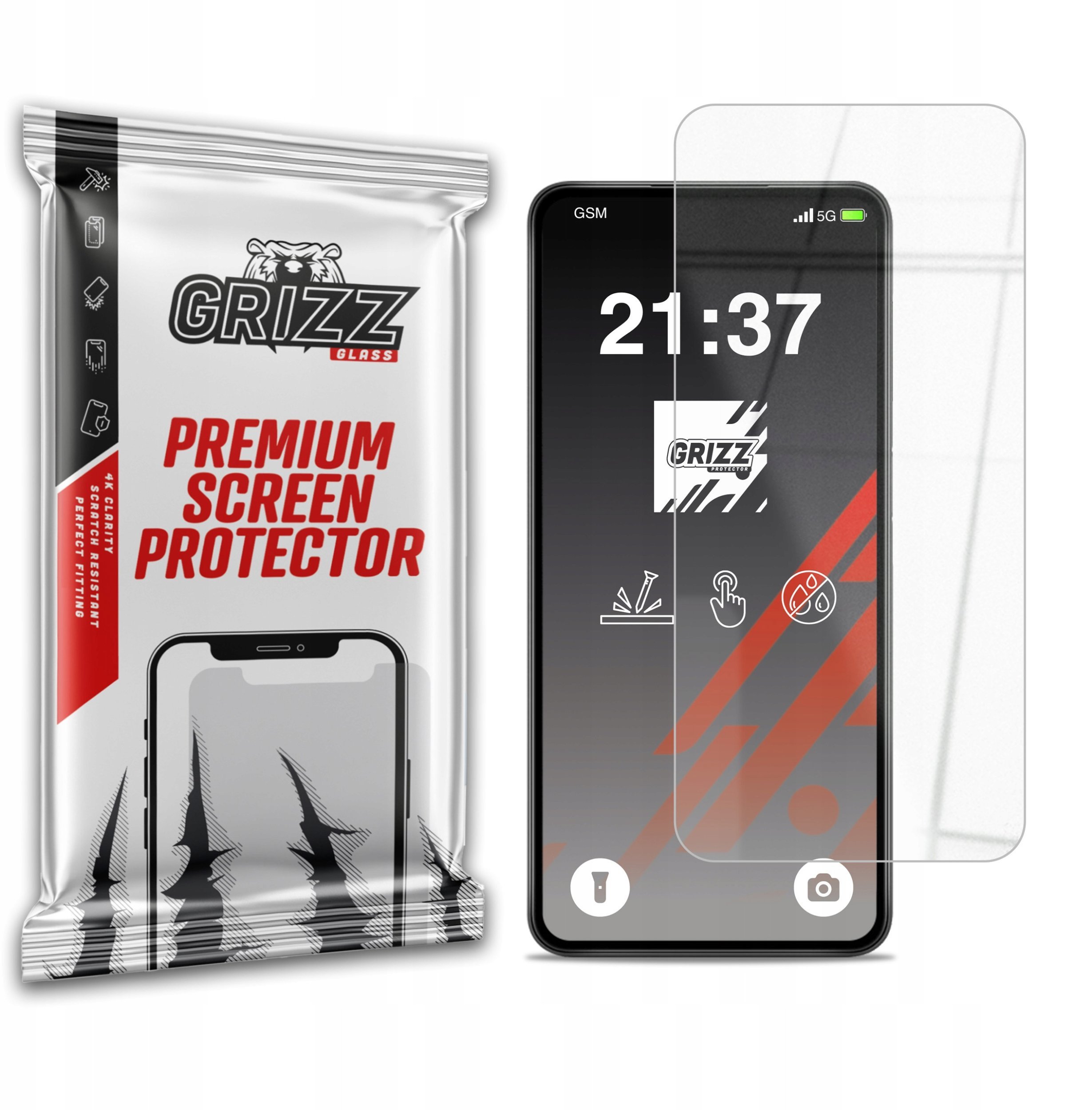 Szkło hybrydowe GrizzGlass HybridGlass do Samsung Galaxy M06 5G