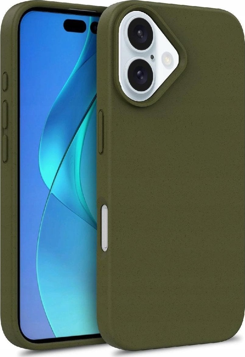 Hurtel Etui Multiple Color Wheat Bran Case MagSafe na iPhone 16 Pro - ciemnozielone