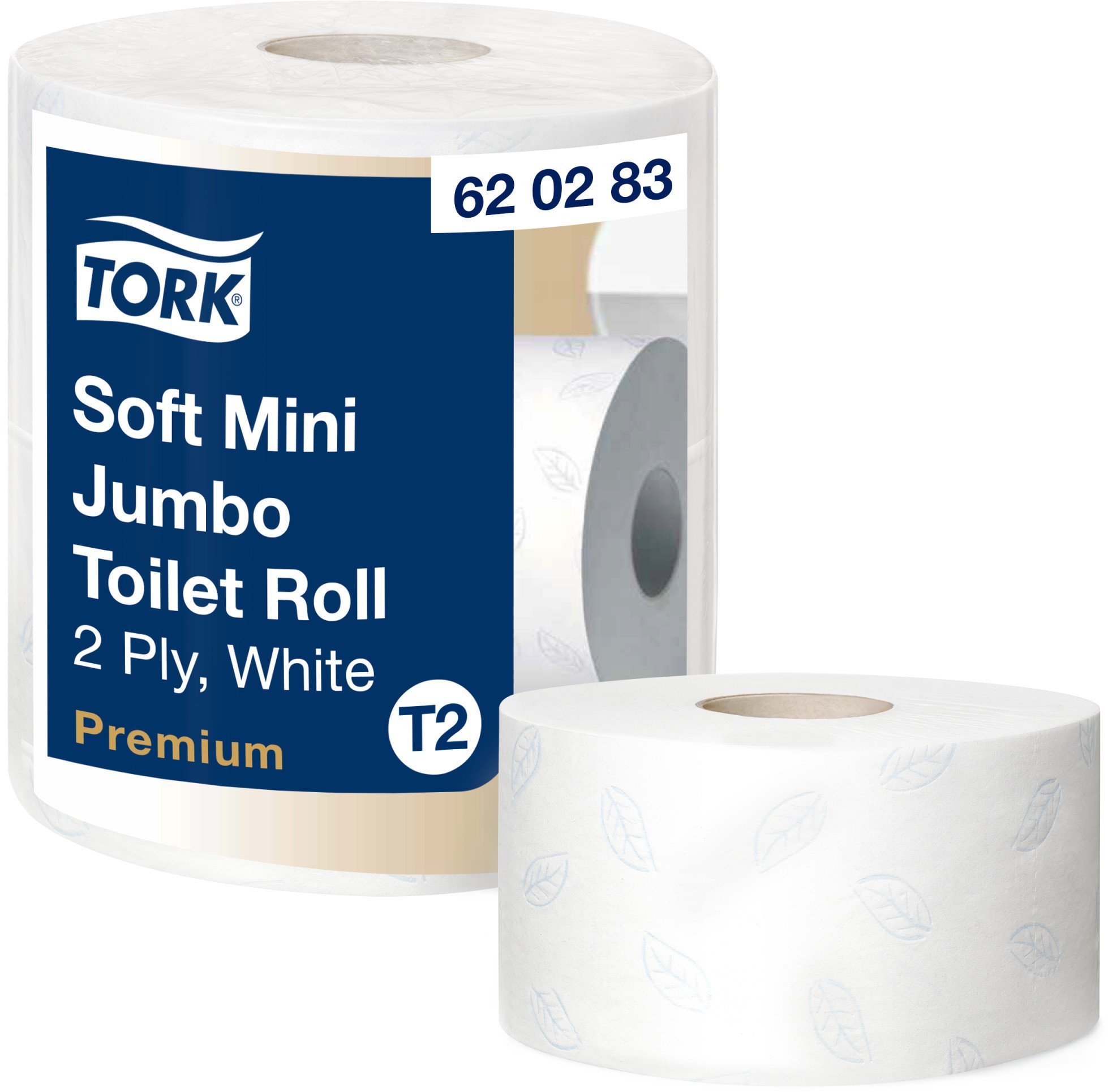 TOILET PAPER TORK MINI JUMBO TR PREM 2P