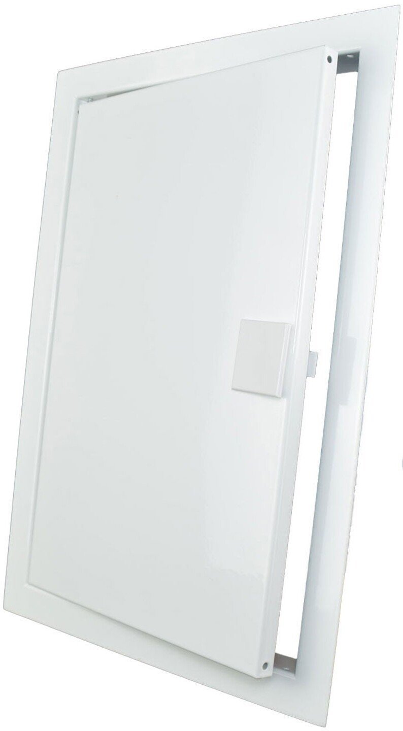Ventika Drzwiczki rewizyjne metalowe białe z uchwytem plastikowym 400X500 DM40X50