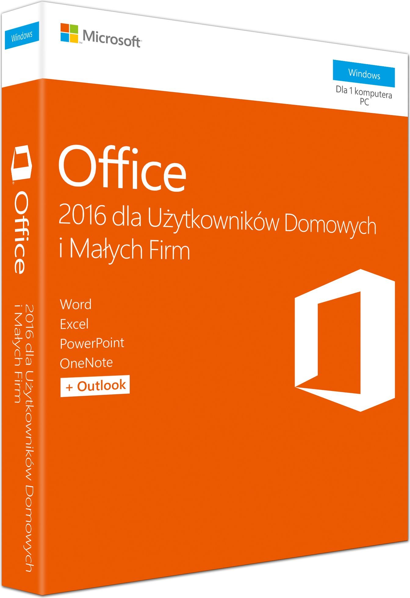 Microsoft Office 2016 dla Użytkowników Domowych i Małych Firm (T5D-02786)