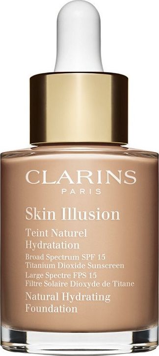Clarins Skin Illusion Natural Hydrating Foundation SPF 15 110 Honey 30ml