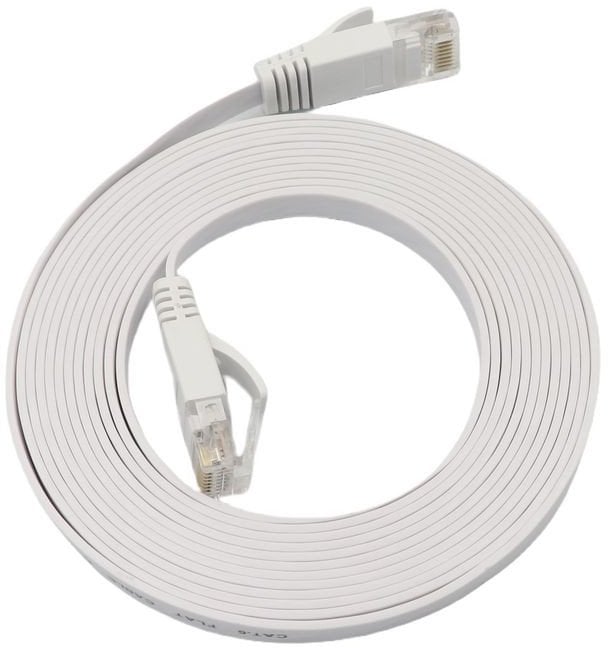 U/UTP CAT6A 7M White Flat