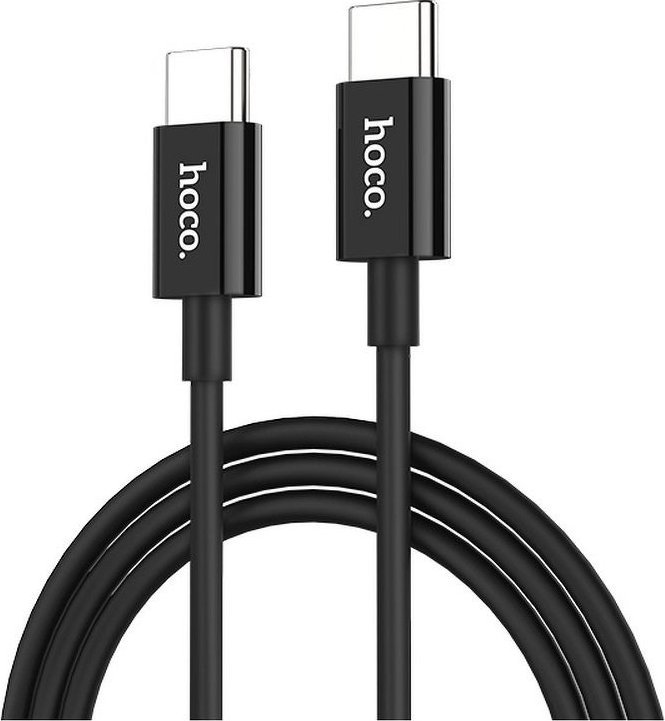 Kabel USB Hoco USB-C - USB-C 1 m Czarny (6957531072881)