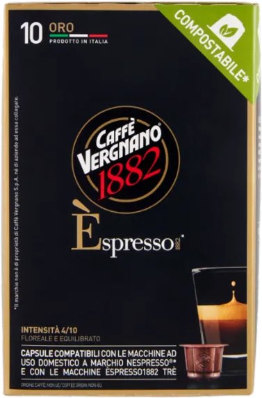 Caffe Vergnano Kawa w kapsułkach Espresso Arabica 10szt -