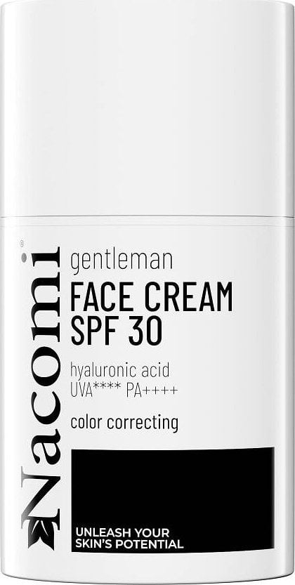 Nacomi Gentleman Nawilżający krem do twarzy SPF30 wyrównujący koloryt skóry 50ml