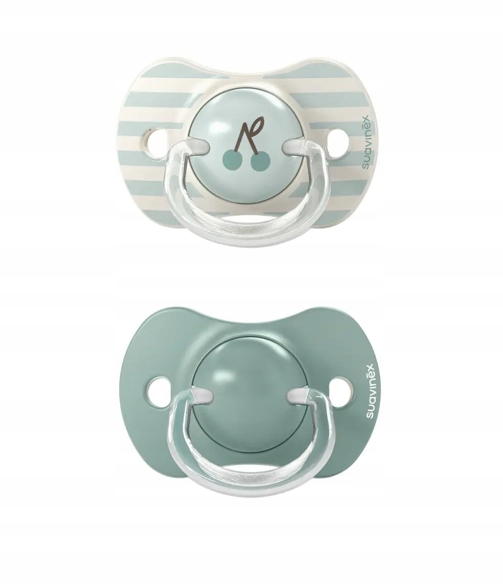 Suavinex 309068-SMOCZEK fizjologiczny SX PRO 18M 2SZT zielony BIRDIES