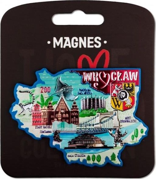 Pan Dragon Magnes I love Poland Wrocław ILP-MAG-A-WR-27