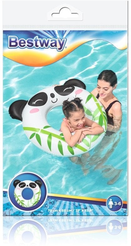 Kółko do Pływania dla dzieci Panda BESTWAY Zwierzęta 79x85cm