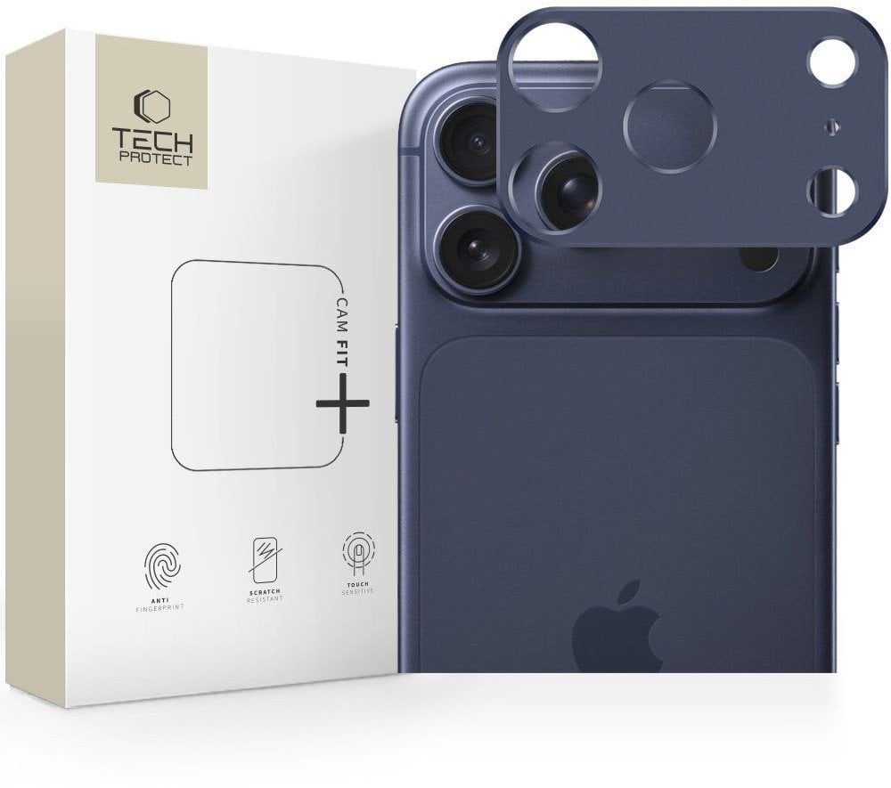 Osłona aparatu Tech-Protect Camalloy Fit+ do Apple iPhone 17 Pro Deep Blue