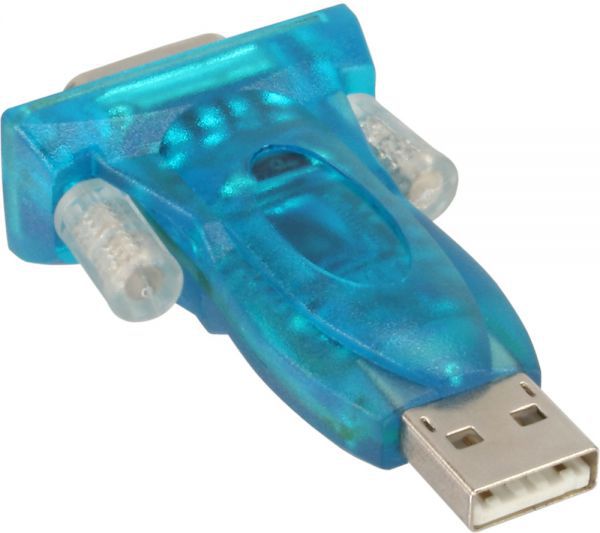 Adapter USB InLine USB - RS-232 Niebieski (33304A)
