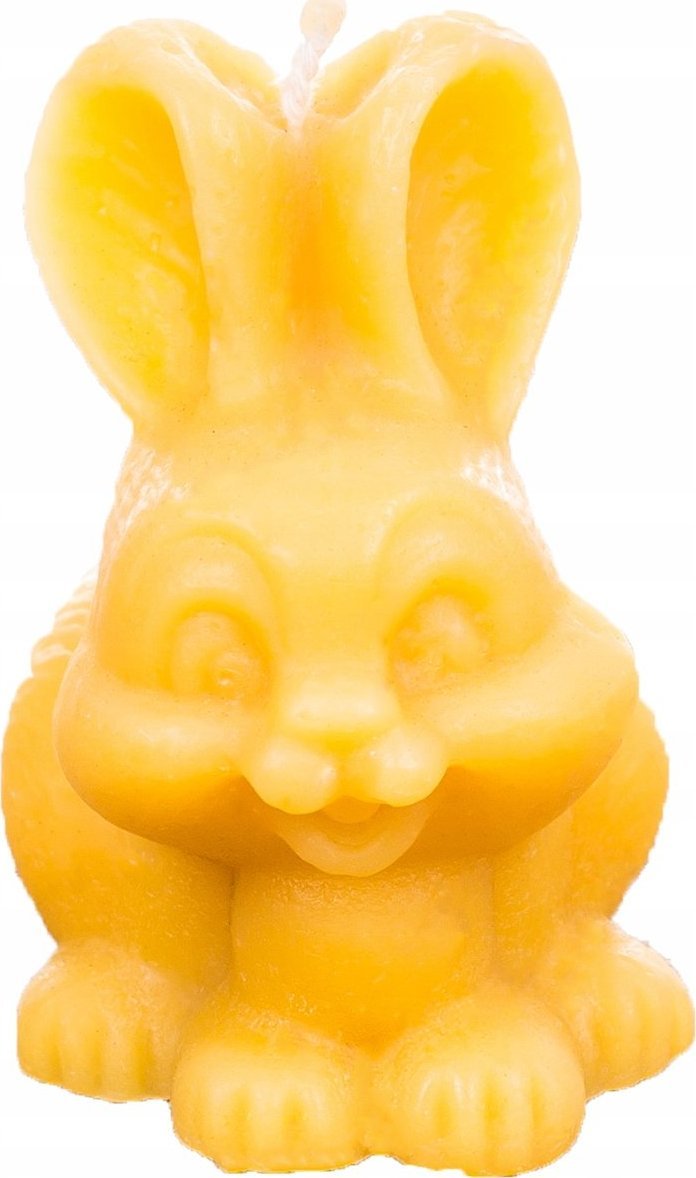 Łysoń Świeca z wosku pszczelego zajączek uśmiechnięty (S278) - S278