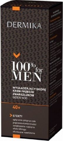 Dermika 100% for Men Krem 40+ wygładzający na dzień i noc 50ml