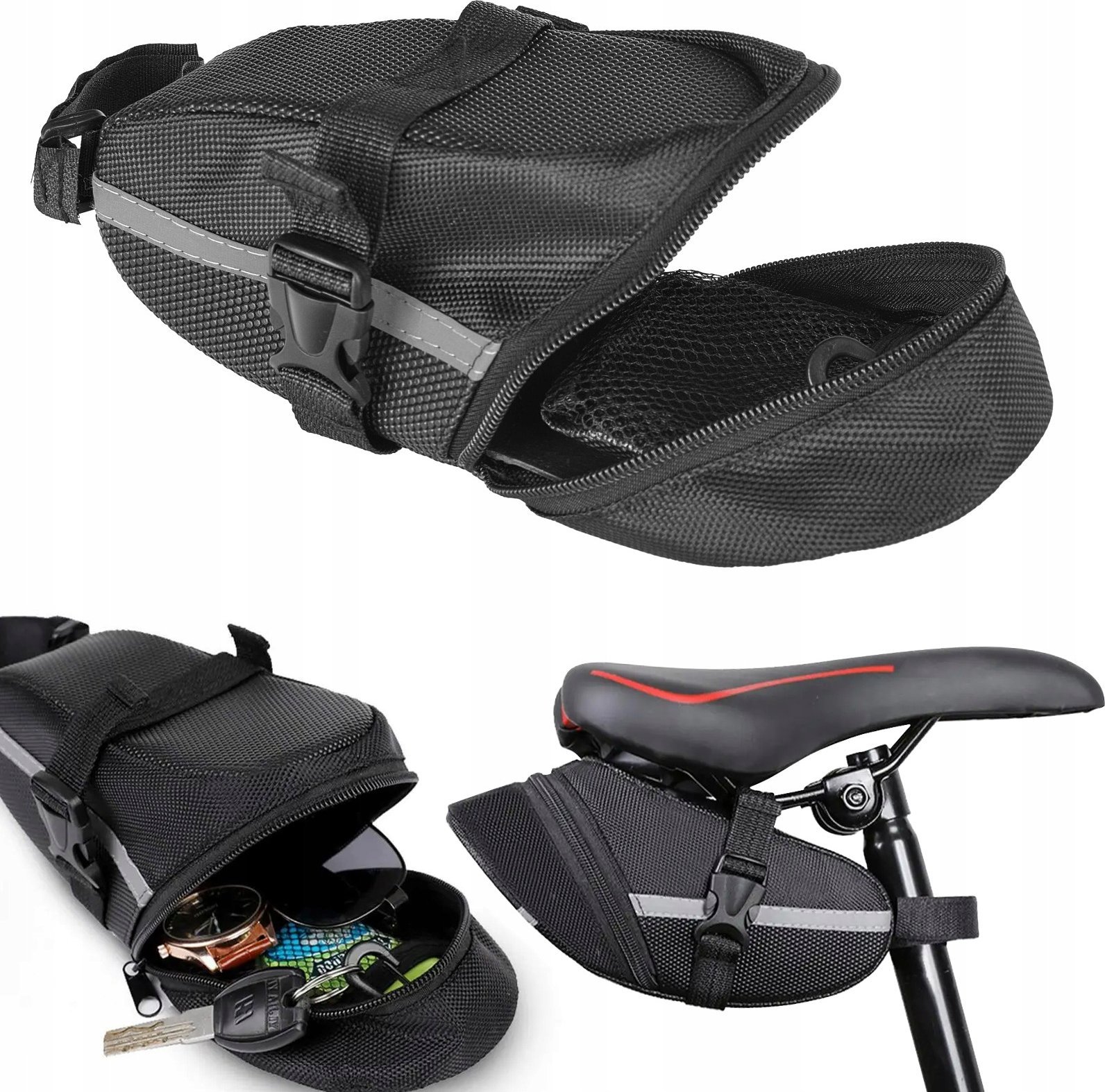 KELTIN Torba – sakwa rowerowa tylna pod siodełko (100)