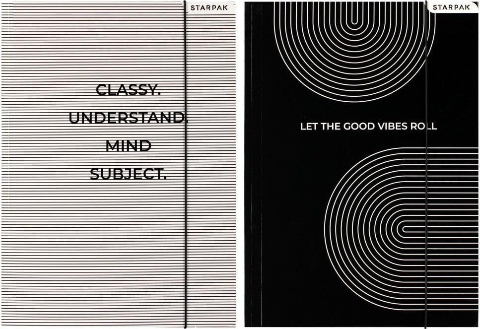 Teczka zgumką A4 Black&White