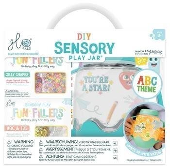 ABC Zestaw sensoryczny DIY świecący słoik
