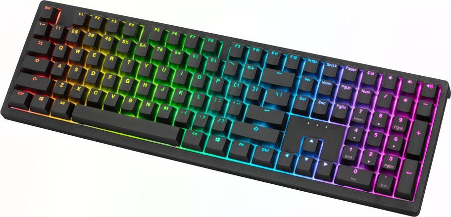 Klawiatura Ducky Ducky Zero 6108 Classic Black Wireless Gaming Tastatur - MX2A Red (US)
