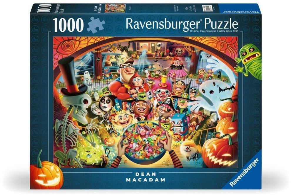 Puzzle 2D: Cukierek albo psikus 1000el
