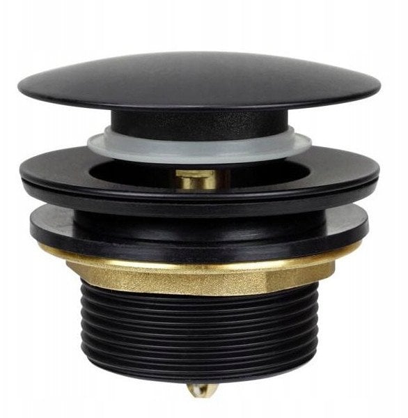 Instadrain korek klik-klak do brodzika/wanny, czarny mat 2456