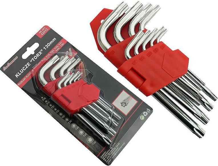Carcommerce KLUCZE TORX - 130 mm.-9szt. T10 - T50