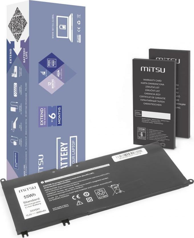 Bateria Movano bateria mitsu Dell Inspiron 15 5587, 7588