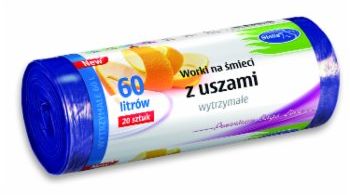 Stella Worki na śmieci wytrzymałe 60L 20SZT. (A1-WNS-9725NS)