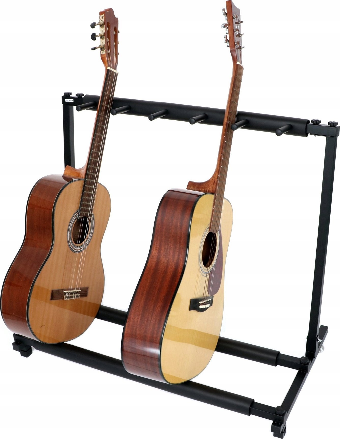 Korbi STOJAK NA 5 GITAR STATYW NA GITARĘ WIESZAK GITARY OCHRONNA PIANKA GITAROWY