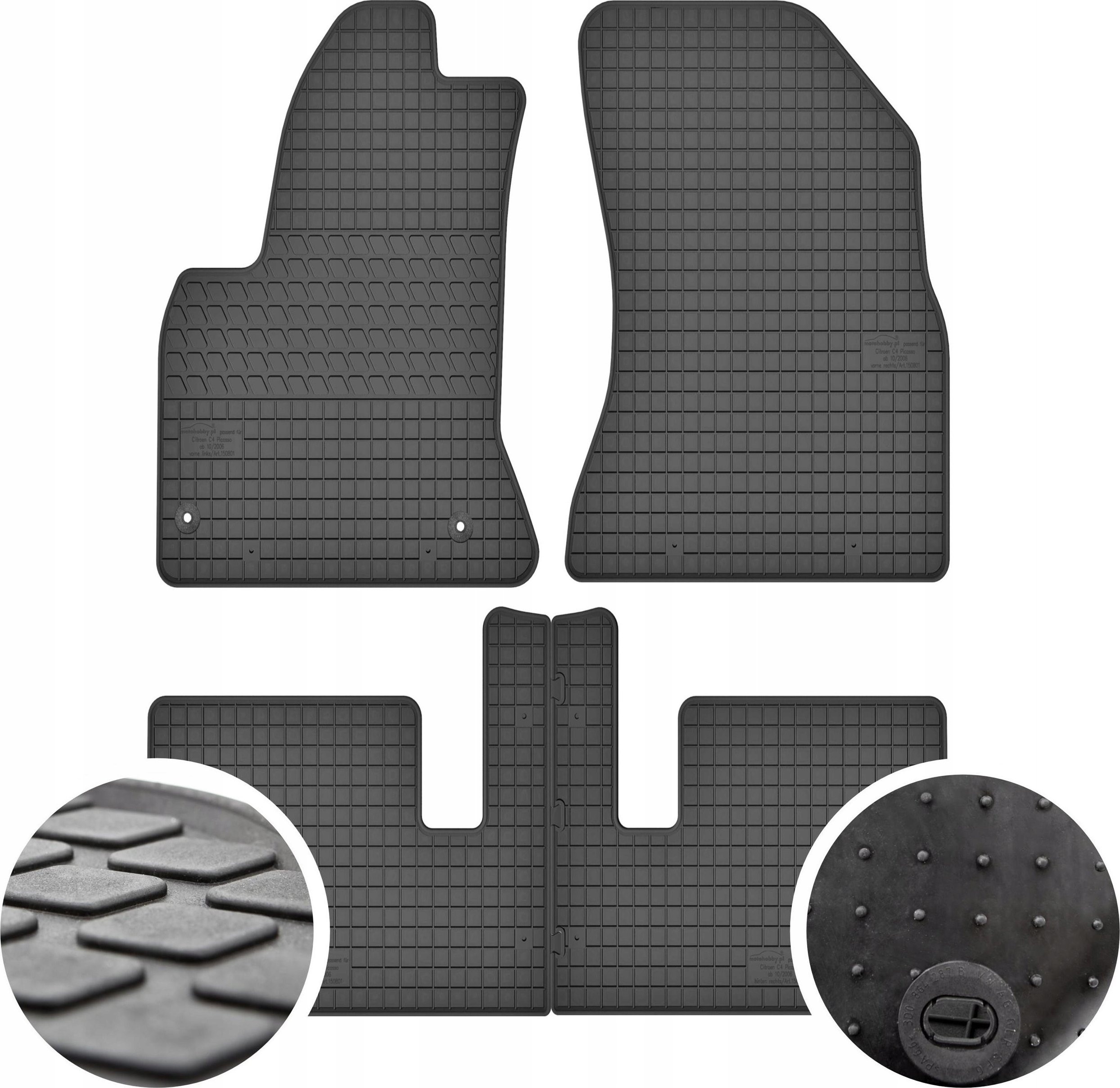 GeyerHosaja Dywaniki gumowe do Citroen C4 Picasso (2006-2013)