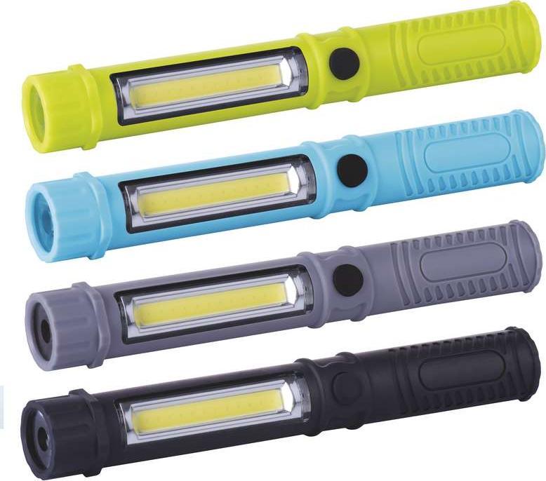 Latarka Emos Latarka DŁUGOPISOWA LED COB + 1xLED (3xAAA) - P3897 Emos