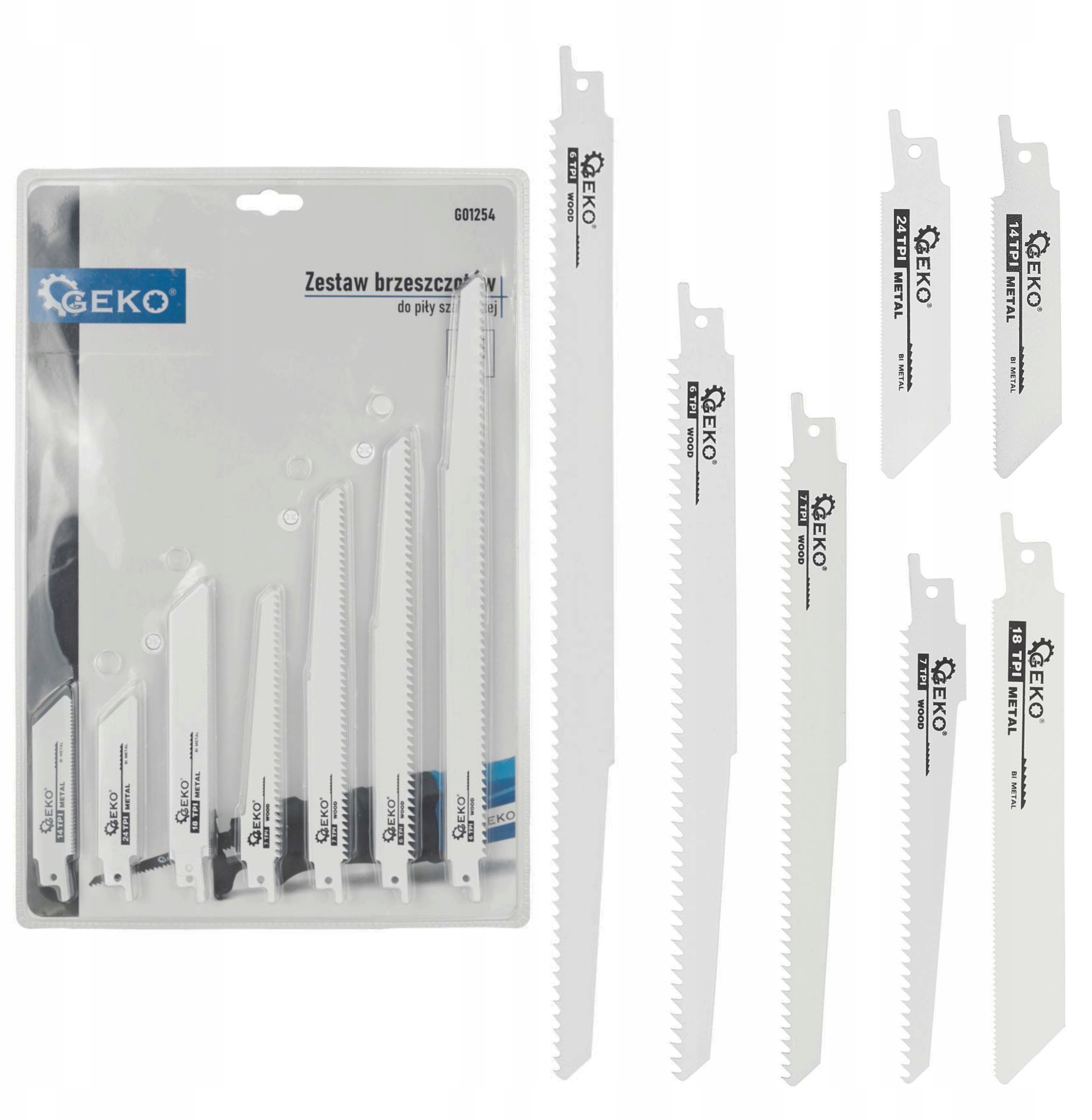 Zestaw brzeszczotów do piły szablastej 28szt. (40)