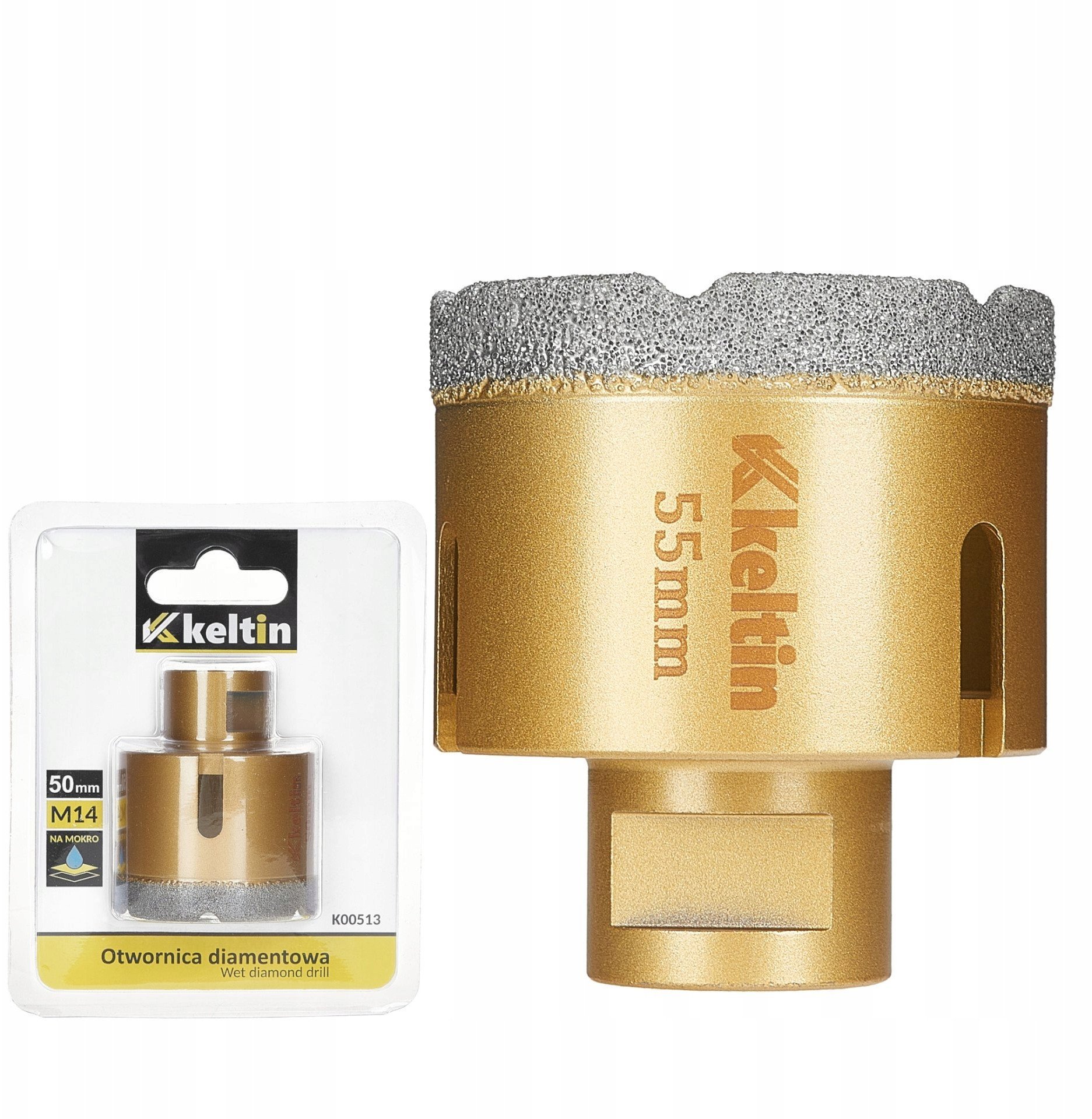 Otwornica diamentowa do gresu 50mm M14 (60)
