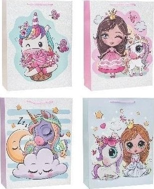 Rozette Torebka Lux z brokatem mała mix ROZETTE