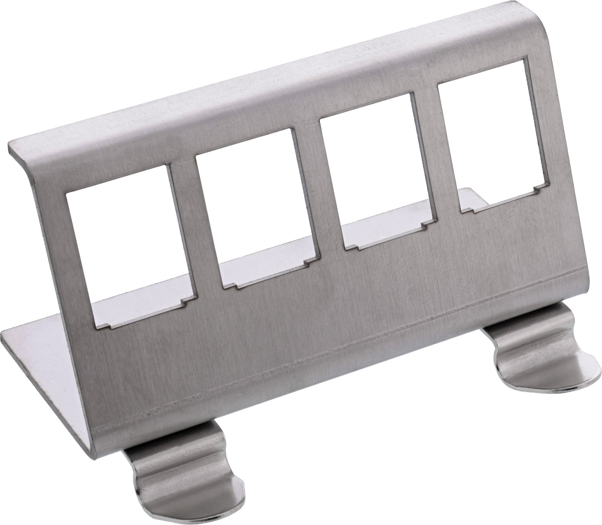 InLine Keystone SNAP-In Uchwyt modułowy metalowy 4-fach do szyny DIN