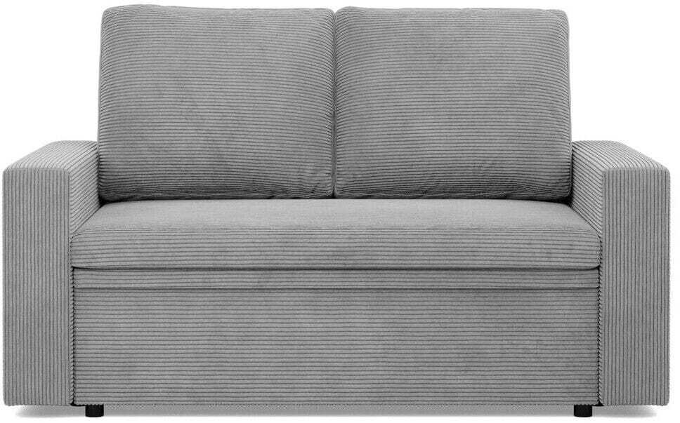 Adams Group Sofa dwuosobowa, BLOM, sztruksowy, 148x87x90 cm, jasnoszary