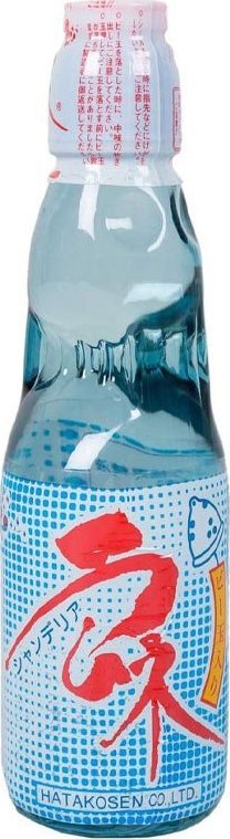 Hatakosen Japońska Kultowa Lemoniada Ramune Oryginalna [Opakowanie typu Codd] "Japanese Lemonade Ramune Regular Original" 200ml Hatakosen