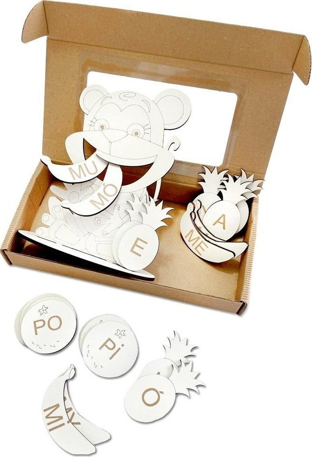 Sylabowe zwierzaki - małpka sylabowa