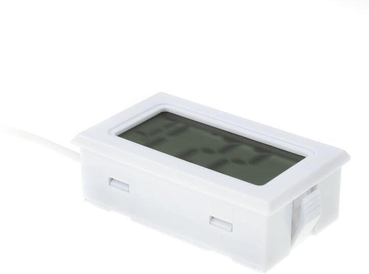 Lamptron TS708 Digitales Thermometer, G1/4 Zoll Anschluss - wei