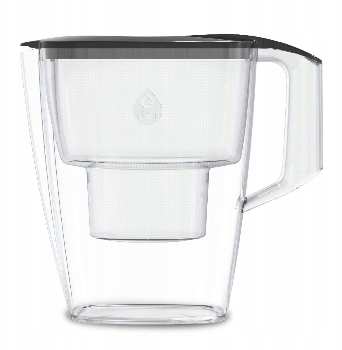 Dzbanek filtrujący Dafi MILA czarny 3 l manualny wkład Unimax