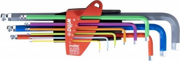Wiha ZESTAW KLUCZY TRZP. W UCHWYCIE PROSTAR 6-KĄTNY 9CZ. (1 KPL)