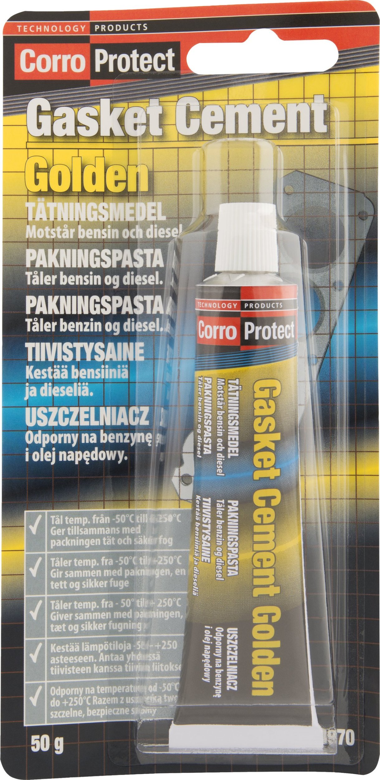 3M Universal Tætning - Gul - 50 g.