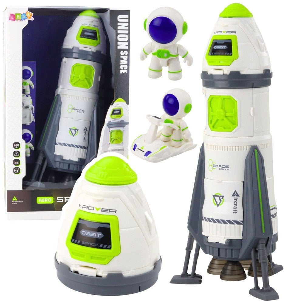 Rakieta Kosmiczna Statek Figurki Astronautów Światła Dźwięki EDUKAMP