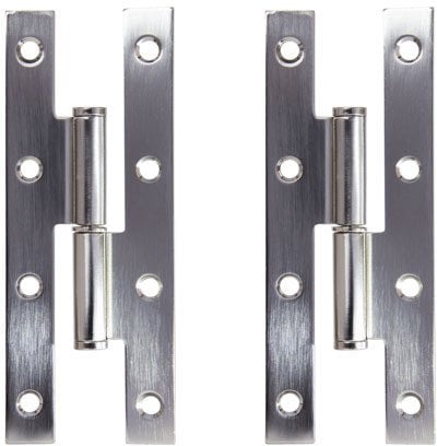 HINGE H STYLE140X55X2.5MM NIKEL2PC. LEFT