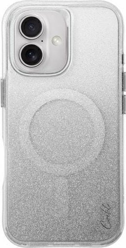 Uniq UNIQ case Coehl Lumino iPhone 16 6.1" Magnetic Charging silver/sparkling silver